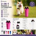 Maneecho TravelCup™ – 2-in-1 Wasser- & Futterbehälter für Hunde